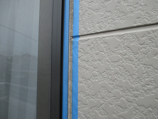 マスキングしたシーリング部